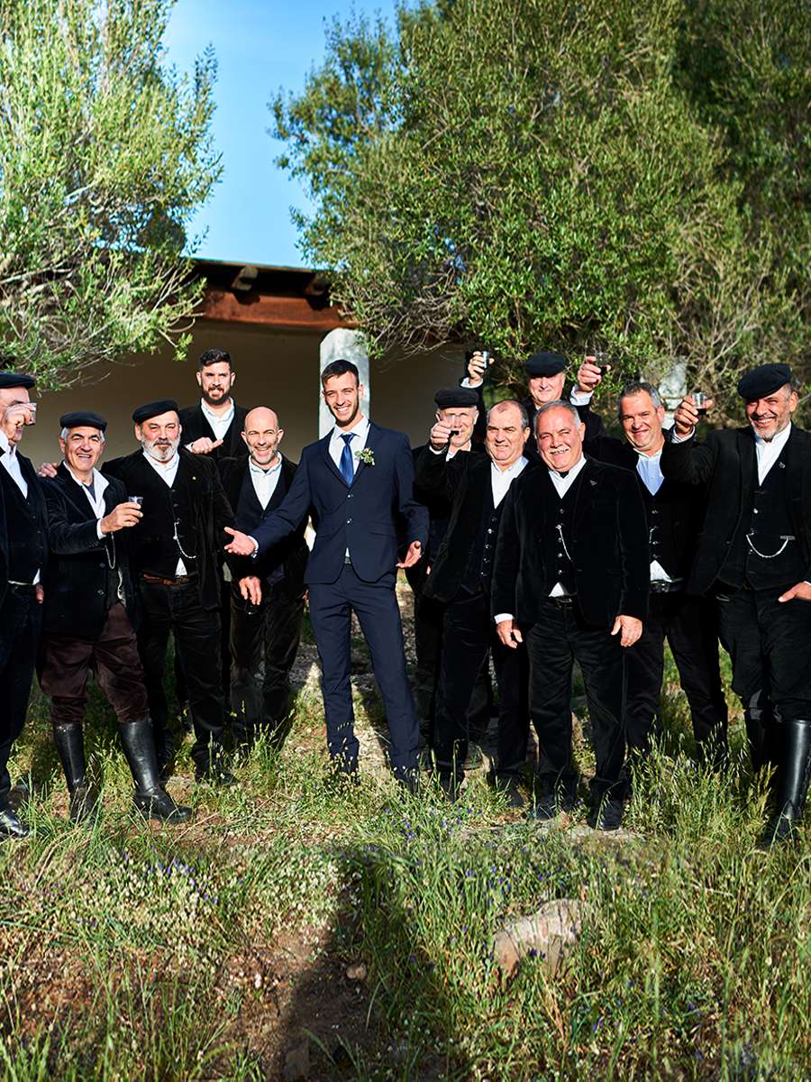 traditional bachelor party in Sardinia