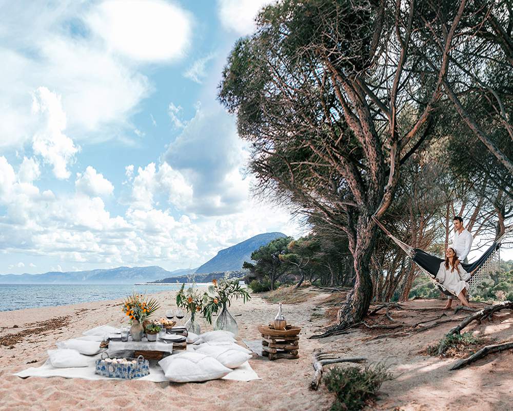 romDestination wedding Sardinia on a beach in Italy